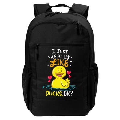 Duck Ducks Rubber Daily Commute Backpack