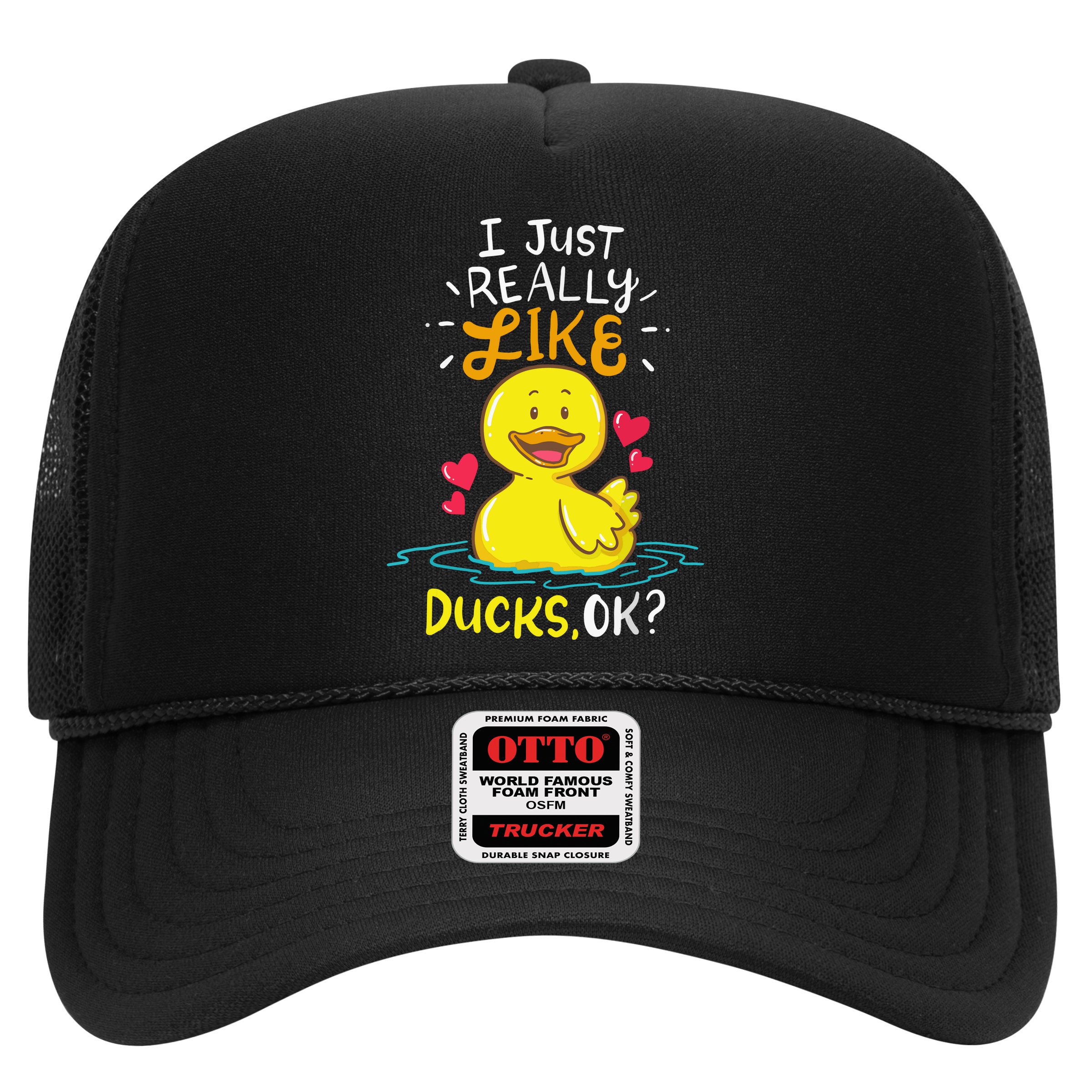 Duck Ducks Rubber Hat