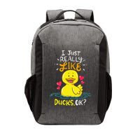 Duck Ducks Rubber Vector Backpack