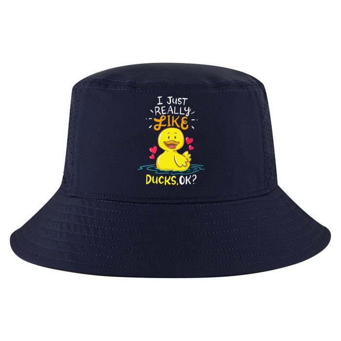 Duck Ducks Rubber Cool Comfort Performance Bucket Hat