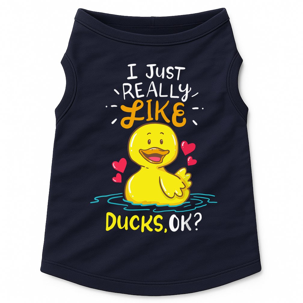 Duck Ducks Rubber Doggie Tank