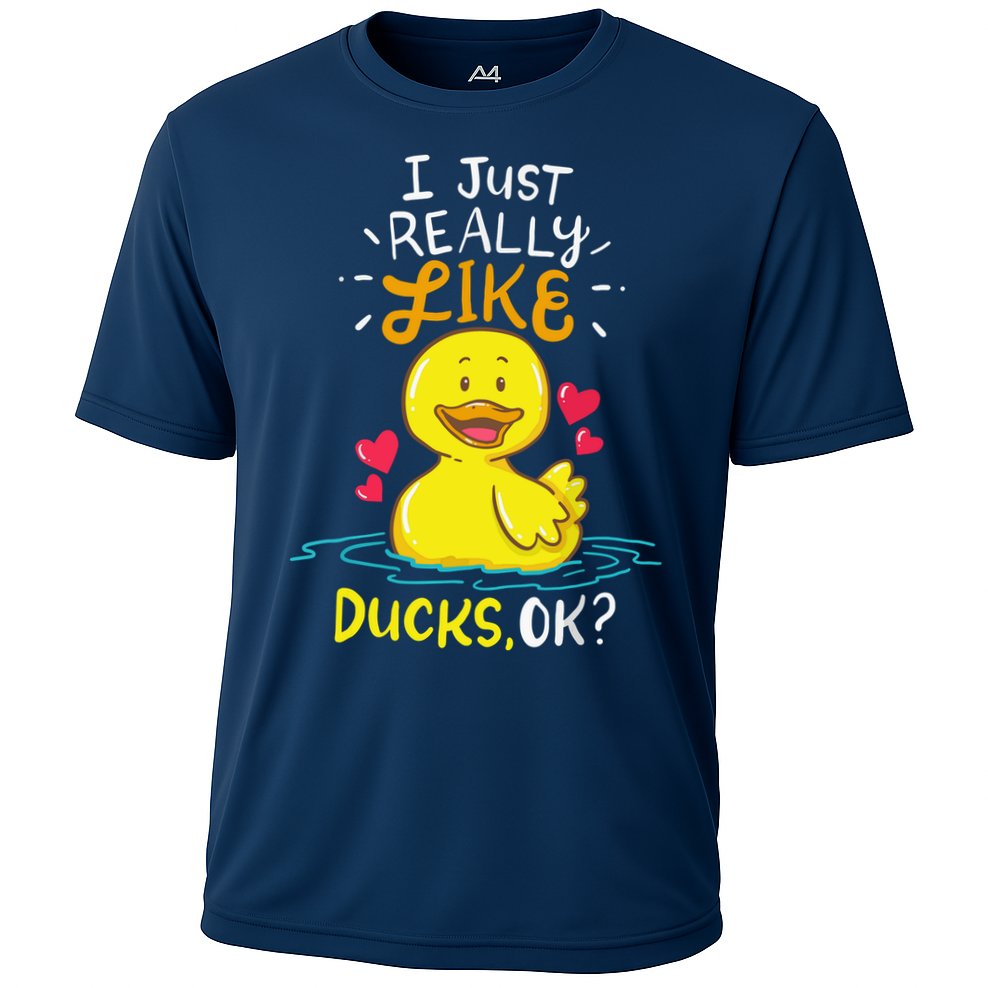 Duck Ducks Rubber Cooling Performance Crew T-Shirt