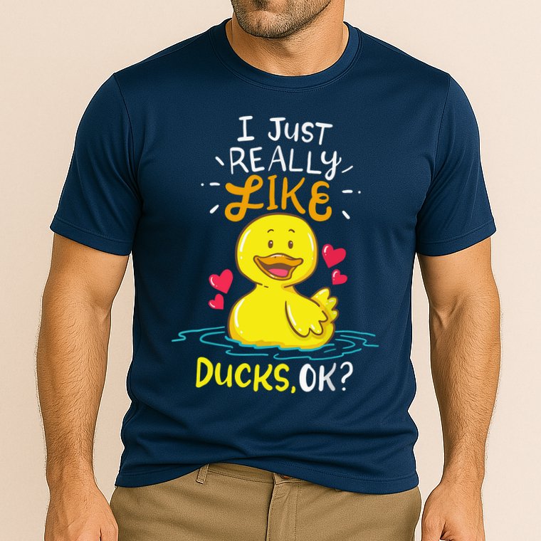 Duck Ducks Rubber Cooling Performance Crew T-Shirt