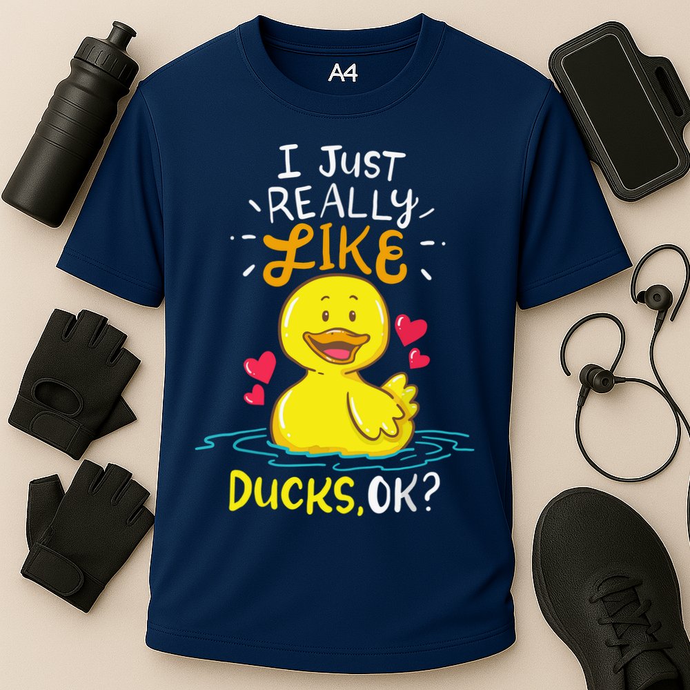 Duck Ducks Rubber Cooling Performance Crew T-Shirt