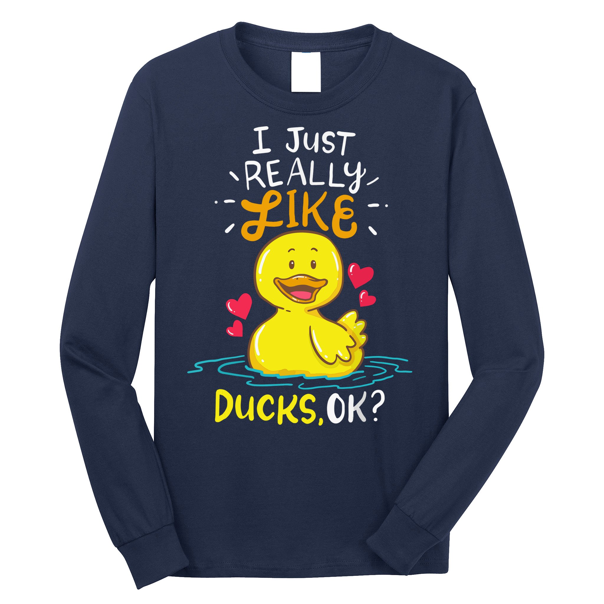 Duck Ducks Rubber Long Sleeve Shirt