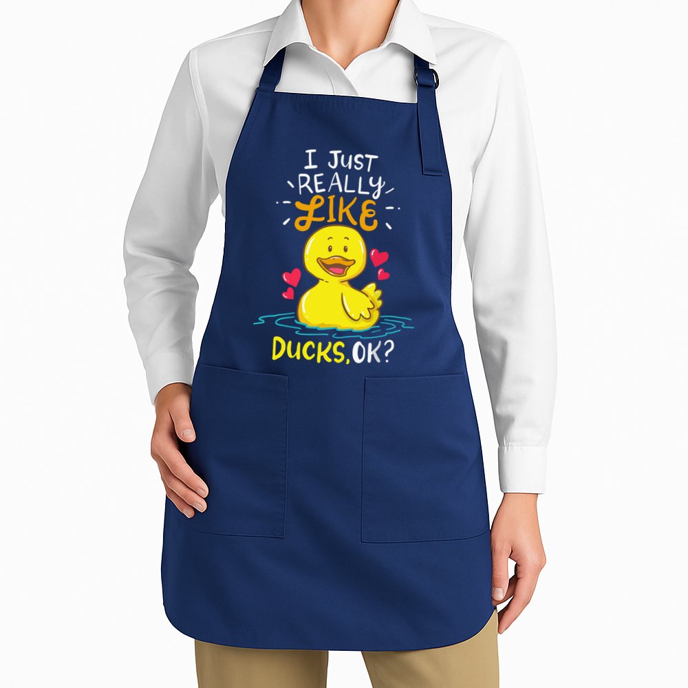 Duck Ducks Rubber Apron