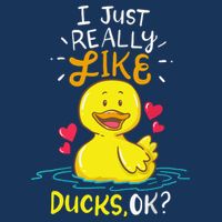 Duck Ducks Rubber Drawstring Bag
