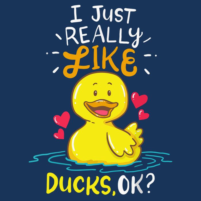 Duck Ducks Rubber Drawstring Bag