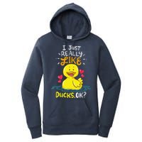 Duck Ducks Rubber Women's Pullover Hoodie