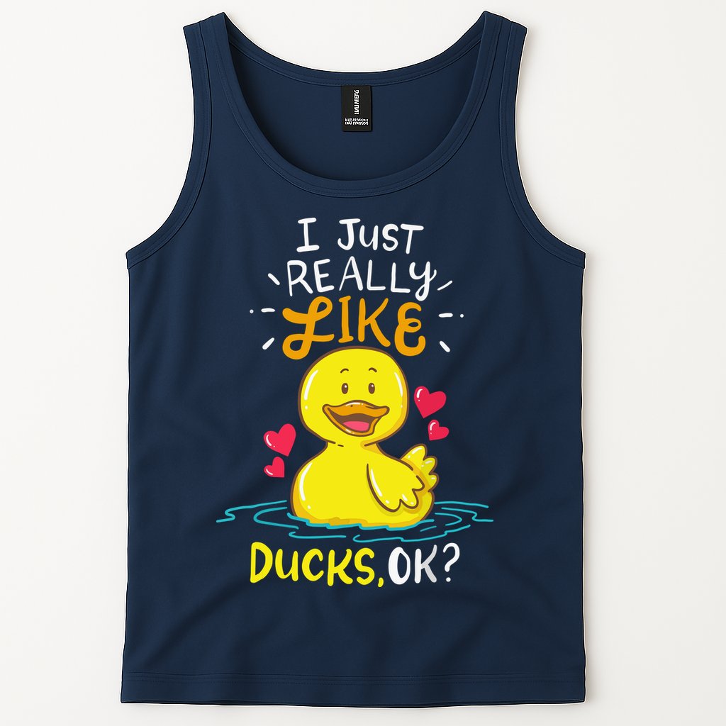 Duck Ducks Rubber Tank Top