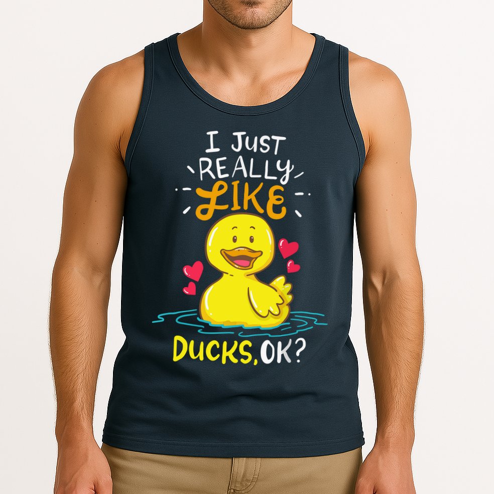 Duck Ducks Rubber Tank Top
