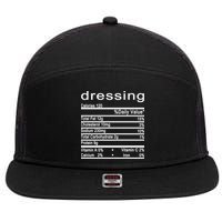 Dressing 7 Panel Mesh Trucker Snapback Hat