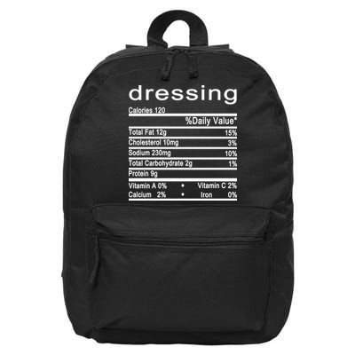 Dressing 16 in Basic Backpack