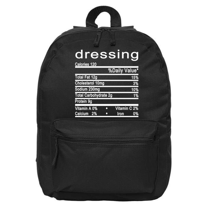 Dressing 16 in Basic Backpack
