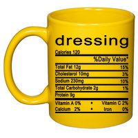 Dressing 11oz C Handle Ceramic Mug