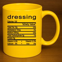 Dressing 11oz C Handle Ceramic Mug