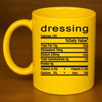 Dressing 11oz C Handle Ceramic Mug