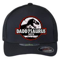 Dinosaur Daddysaurus Rex Father Day For Dad Funny Gifts Idea Flexfit Unipanel Trucker Cap