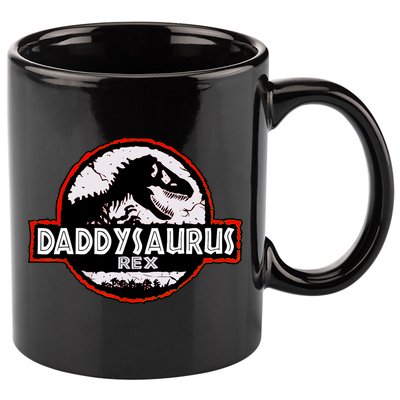 Dinosaur Daddysaurus Rex Father Day For Dad Funny Gifts Idea 11oz C Handle Ceramic Mug
