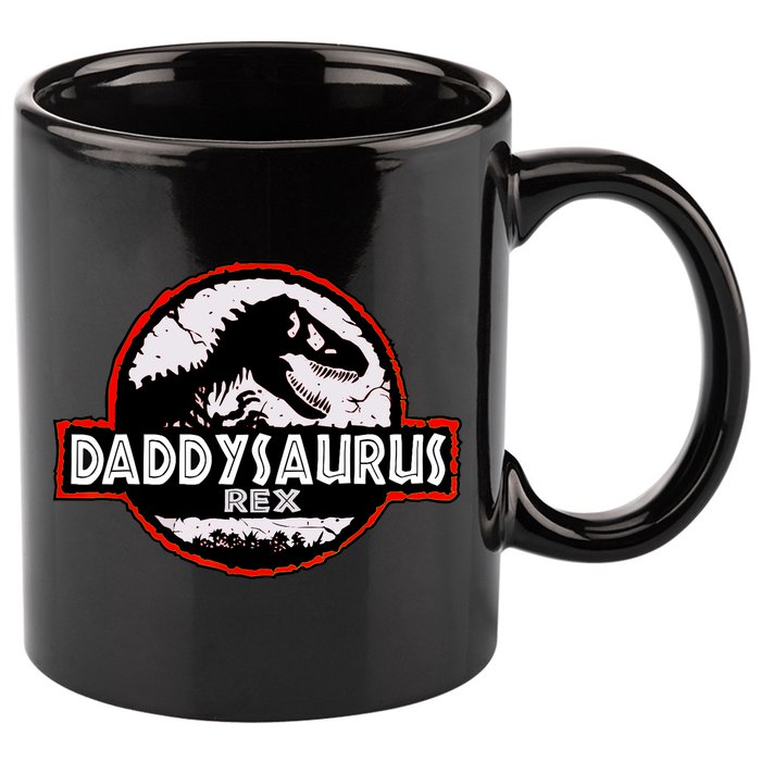 Dinosaur Daddysaurus Rex Father Day For Dad Funny Gifts Idea 11oz C Handle Ceramic Mug
