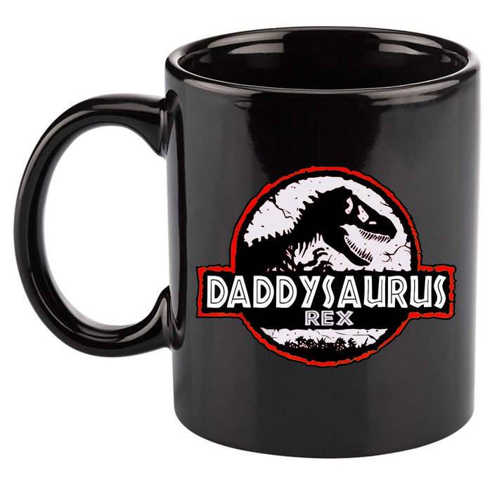 Dinosaur Daddysaurus Rex Father Day For Dad Funny Gifts Idea 11oz C Handle Ceramic Mug