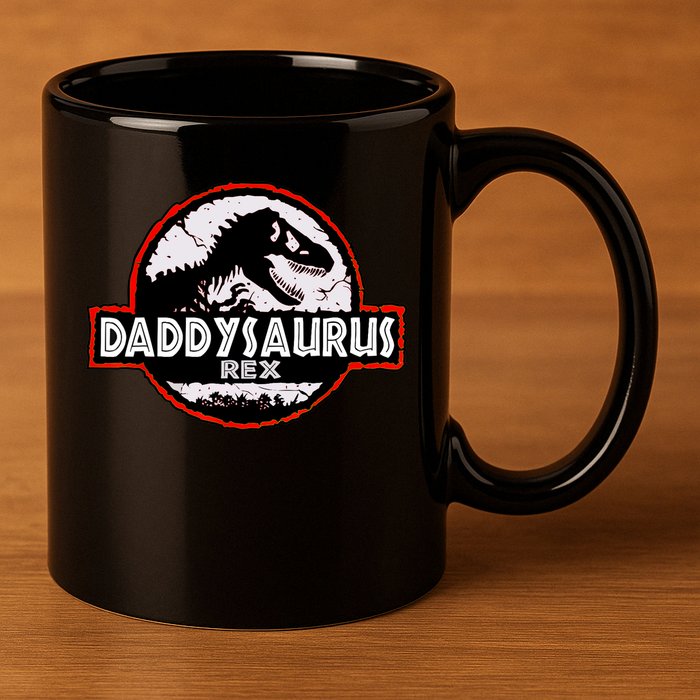 Dinosaur Daddysaurus Rex Father Day For Dad Funny Gifts Idea 11oz C Handle Ceramic Mug