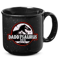 Dinosaur Daddysaurus Rex Father Day For Dad Funny Gifts Idea 15oz Campfire Ceramic Mug