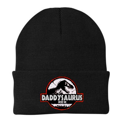 Dinosaur Daddysaurus Rex Father Day For Dad Funny Gifts Idea Beanie