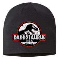 Dinosaur Daddysaurus Rex Father Day For Dad Funny Gifts Idea Sustainable Beanie