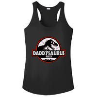 Dinosaur Daddysaurus Rex Father Day For Dad Funny Gifts Idea Ladies PosiCharge Competitor Racerback Tank