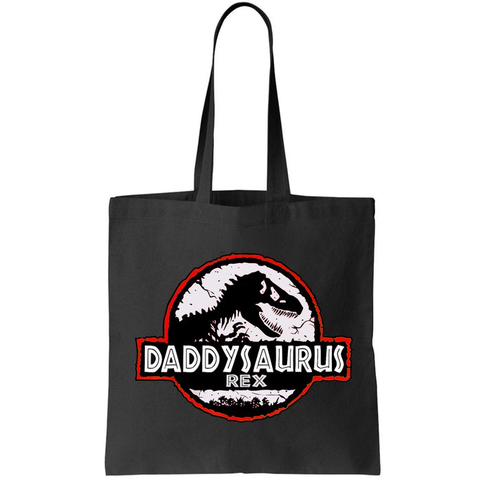 Dinosaur Daddysaurus Rex Father Day For Dad Funny Gifts Idea Bag