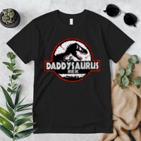 Dinosaur Daddysaurus Rex Father Day For Dad Funny Gifts Idea Premium T-Shirt