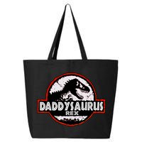 Dinosaur Daddysaurus Rex Father Day For Dad Funny Gifts Idea 25L Jumbo Tote