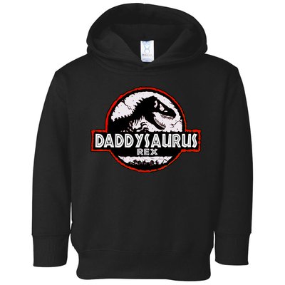 Dinosaur Daddysaurus Rex Father Day For Dad Funny Gifts Idea Toddler Hoodie