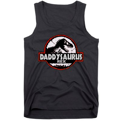 Dinosaur Daddysaurus Rex Father Day For Dad Funny Gifts Idea Tank Top