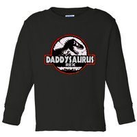 Dinosaur Daddysaurus Rex Father Day For Dad Funny Gifts Idea Toddler Long Sleeve Shirt