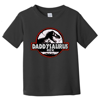 Dinosaur Daddysaurus Rex Father Day For Dad Funny Gifts Idea Toddler T-Shirt