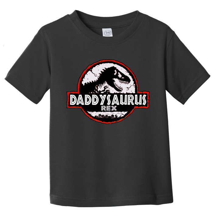 Dinosaur Daddysaurus Rex Father Day For Dad Funny Gifts Idea Toddler T-Shirt