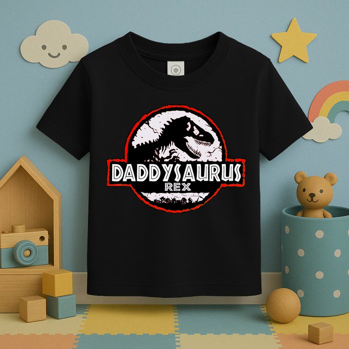 Dinosaur Daddysaurus Rex Father Day For Dad Funny Gifts Idea Toddler T-Shirt