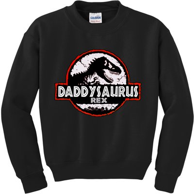 Dinosaur Daddysaurus Rex Father Day For Dad Funny Gifts Idea Kids Sweatshirt