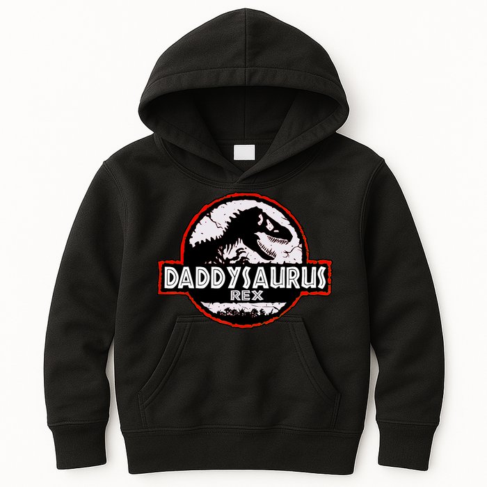 Dinosaur Daddysaurus Rex Father Day For Dad Funny Gifts Idea Kids Hoodie