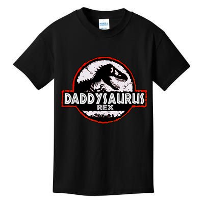 Dinosaur Daddysaurus Rex Father Day For Dad Funny Gifts Idea Kids T-Shirt