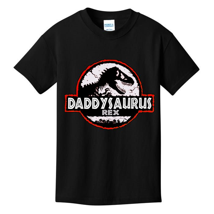 Dinosaur Daddysaurus Rex Father Day For Dad Funny Gifts Idea Kids T-Shirt