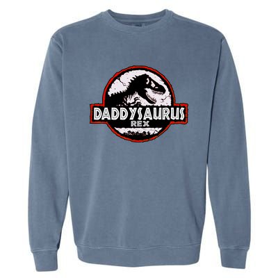 Dinosaur Daddysaurus Rex Father Day For Dad Funny Gifts Idea Garment-Dyed Sweatshirt