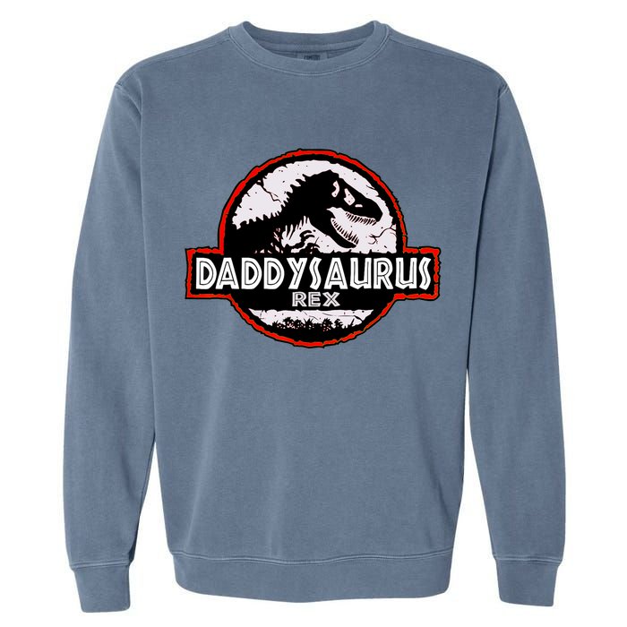 Dinosaur Daddysaurus Rex Father Day For Dad Funny Gifts Idea Garment-Dyed Sweatshirt
