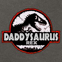 Dinosaur Daddysaurus Rex Father Day For Dad Funny Gifts Idea Cotton Canvas Backpack