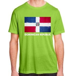 Dominican Dominican Republic Flag Gift Adult ChromaSoft Performance T-Shirt