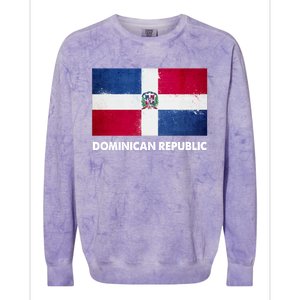 Dominican Dominican Republic Flag Gift Colorblast Crewneck Sweatshirt