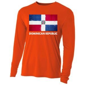 Dominican Dominican Republic Flag Gift Cooling Performance Long Sleeve Crew