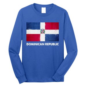 Dominican Dominican Republic Flag Gift Long Sleeve Shirt